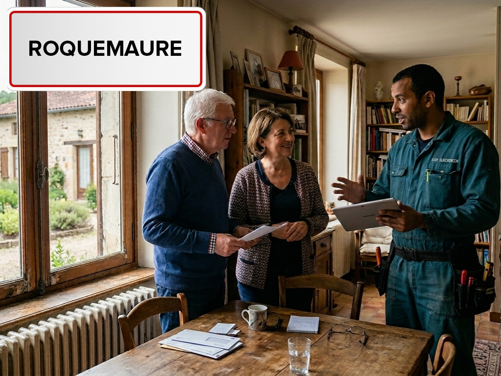 Installation de pompe à chaleur à Roquemaure (30150) dans le Gard