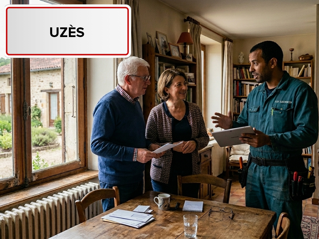 Installation de pompe à chaleur à Uzès (30700) dans le Gard